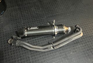 Εξάτμιση  MIVV με εργοστασιακούς λαιμούς για tmax 500 + λαιμοί akrapovic Tmax 530