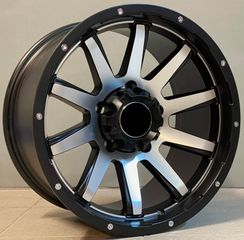 4x4 1303 9x17 5x139,7 ET0 Black Matt Face Machined ΚΩΔΙΚΟΣ: Z7139