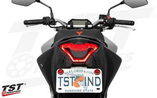 ΦΑΝΑΡΙ ΠΙΣΩ ΜΕ ΕΝΣΩΜΑΤΩΜΕΝΑ ΦΛΑΣ TST YAMAHA MT-03 '16-'24, MT-07 '15-'17, YZF-R3 '15-'24