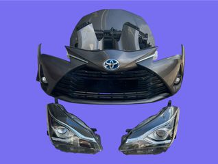 TOYOTA YARIS HYBRID 2014-2020 ΜΕΤΑΧΕΙΡΙΣΜΕΝΑ ΑΝΤΑΛΛΑΚΤΙΚΑ ( Μουράκι εμπρός κομπλέ < φτερά , φανάρια , καπώ , προφυλακτήρας , μετόπη , τραβέρσα , πλαστικά κ.α. > γνήσια μεταχειρισμένα )