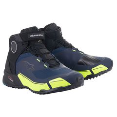 ΜΠΟΤΑΚΙΑ ALPINESTARS CR-X DRYSTAR- μπλε/κίτρινο