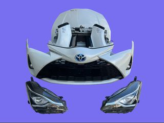 TOYOTA YARIS HYBRID 2014-2020 ΜΕΤΑΧΕΙΡΙΣΜΕΝΑ ΑΝΤΑΛΛΑΚΤΙΚΑ ( Μουράκι εμπρός κομπλέ < φτερά , φανάρια , καπώ , προφυλακτήρας , μετόπη , τραβέρσα , πλαστικά κ.α. > γνήσια μεταχειρισμένα )
