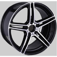 ΖΑΝΤΕΣ 19'' ΑΣΥΜΜΕΤΡΕΣ MERCEDES REPLICA 8.5x19 9.5x19 5x112 ET42 BLACK ΚΩΔΙΚΟΣ : 552/5