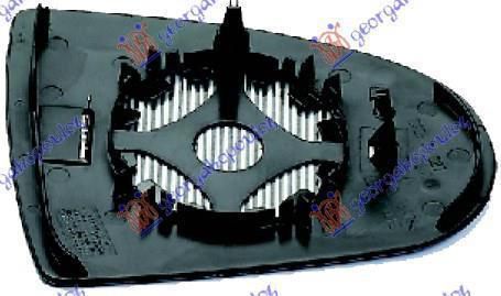 Κρύσταλλο Καθρέπτη Θερμαινόμενο (Aspherical Glass) Αριστερό Mitsubishi Colt 2008-2012