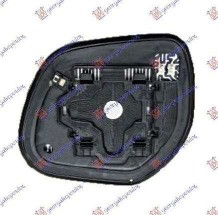 Κρύσταλλο Καθρέπτη Θερμαινόμενο Δεξιό Mitsubishi Outlander 2007-2011