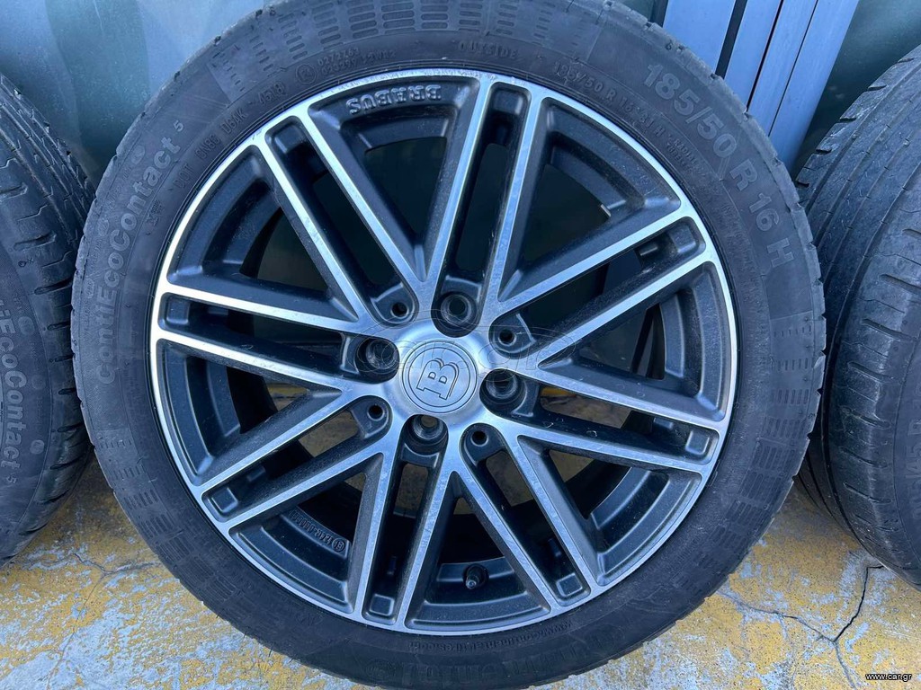 SMART 453 , ΓΝΗΣΙΑ ΖΑΝΤΟΛΑΣΤΙΧΑ BRABUS 16" monoblock VIII light-alloy wheels, anthracite