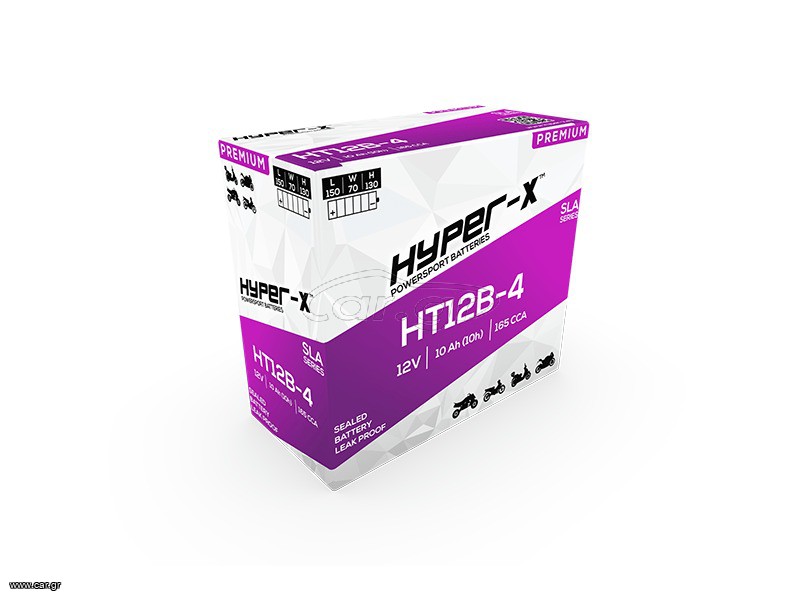 ΜΠΑΤΑΡΙΑ HT12B-4 GEL HYPER-X