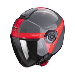 ΚΡΑΝΟΣ ΜΗΧΑΝΗΣ SCORPION EXO-CITY II SHORT GREY RED
