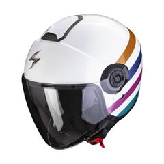 ΚΡΑΝΟΣ ΜΗΧΑΝΗΣ SCORPION EXO CITY II BEE WHITE GREEN GOLD