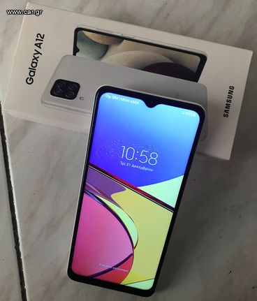 Samsung Galaxy A12 128GB White-thumb-2