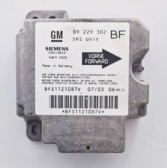 ΕΓΚΕΦΑΛΟΣ ΑΕΡΟΣΑΚΟΥ OPEL ASTRA, 09229302 BF, 5WK42925, 09 229 302