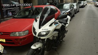 Ζελατίνα-Ανεμοθώρακας-Παρμπρίζ MPF-GRIVAS για FAZER 600 2003 (XL SIZE) Τουριστικού Τύπου.