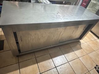 Πάγκος inox 2 μέτρα