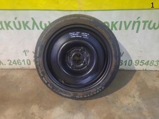 ΡΕΖΕΡΒΑ ΑΝΑΓΚΗΣ T105/70R14 84M 14x3.5 4x100 ET38 VW POLO CLASSIC 1995-2002 [EG]