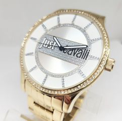 JUST CAVALLI R7253127504 GOLD-PLATED ΓΥΝΑΙΚΕΙΟ ΡΟΛΟΙ QUARTZ A9076 ΤΙΜΗ 120 ΕΥΡΩ