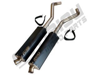 ΕΞΑΤΜΙΣΕΙΣ RACEGUNS YAMAHA XT660/XT660R/XT660X ΜΕ ΜΠΟΥΚΑ