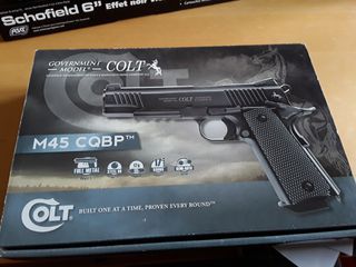 Αεροβόλο πιστόλι co2 Umarex colt m45 cqbp + extra