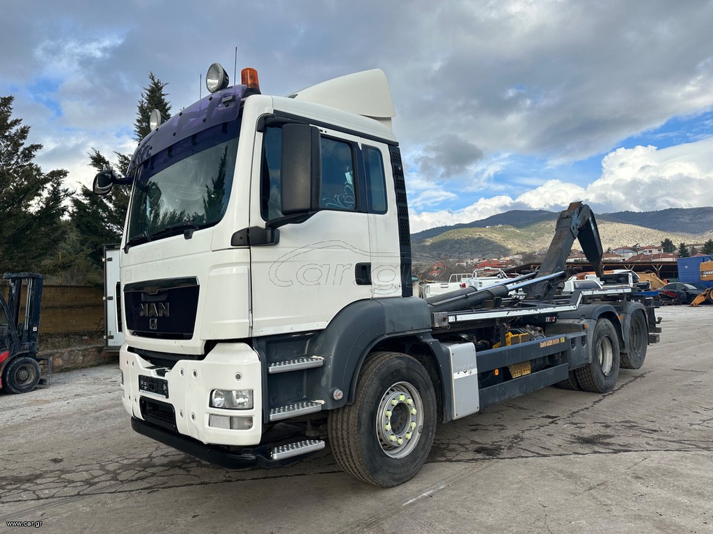 Ανατρεπόμενο Για Containers Με Βραχίονες MAN 2009 TGS 28360 6X2-2BL