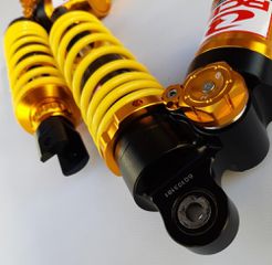 Αμορτισερ πισω Honda SH125 01-12/NVX155/ NMAX NEW 30,5 cm RCB (RACING BOY) DB-4 κιτριν τρυπα διχαλο