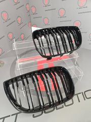 BMW E81, E87 σετ γρίλιες  M Performance look, glossy black 66SKV005-thumb-4