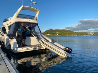 NorDav V350 Manual Davit System for Dinghies & RIB Tenders up to 350 kg (White)