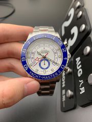 Rolex Yacht-Master 44’ White Blue Dial 116680 Swiss Superclone Quality Replica 1:1 Best Factory
