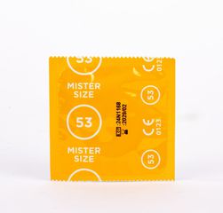 MISTER SIZE PURE FEEL EXTRA THIN CONDOMS 53MM 1PCS-thumb-2