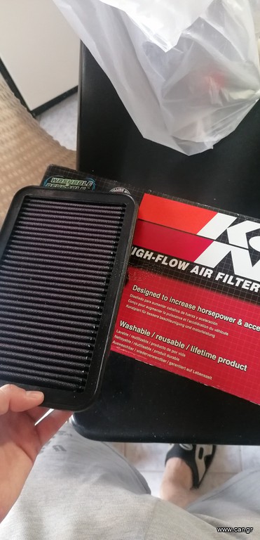 K&N φίλτρο ελευθέρας ροής