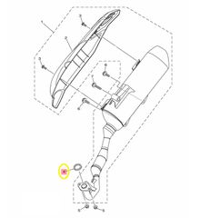 Ροδέλα Εξάτμισης (Ζουάν) Yamaha N-Max 155 (D89) 2024-2024 BK7E46130000