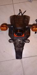 Φτερο πισω βαση πινακιδας  Z 1000'02-08,ZX6R,ZX636R'03-'05 ME φλαs