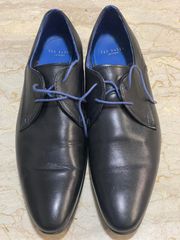 Ted Baker London Ανδρικά Δερμάτινα Μοκασίνια σε Μαύρο Χρώμα