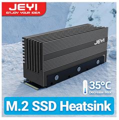 JEYI M.2 2280 SSD HeatSink Cooler, Heavy Duty Aluminum Convective Heat Sink (ΣΦΡΑΓΙΣΜΕΝΟ)