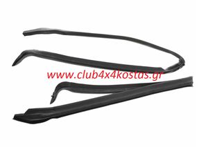 ΛΑΣΤΙΧΟ ΠΟΡΤΑΣ NISSAN D22 '98-'08 ΕΜΠΡΟΣ ΑΡΙΣΤΕΡΑ/ΔΕΞΙΑ ΣΤΟ ΑΜΑΞΩΜΑ (ΣΕΤ)  76843-2S410  Α' ΠΟΙΟΤΗΤΑ ΜΕ ΦΠΑ