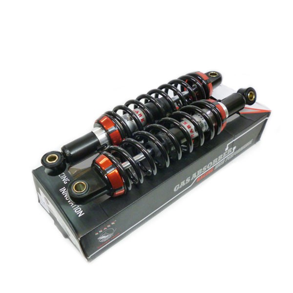 ΑΜΟΡΤΙΣΕΡ ΠΙΣΩ KAWASAKI KAZE-R 115 / MODENAS KRISS II 115 30CM ΜΑΥΡΟ-ΠΟΡΤΟΚΑΛΙ SHARK