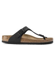 Birkenstock Gizeh Birko-Flor Γυναικεία Σανδάλια Ανατομικά σε Μαύρο Χρώμα 0043693