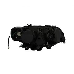 Μπροστινά Φανάρια Set Για Bmw X5 E53 99-03 Angel Eyes Μαύρα H7/H7 Με Μοτέρ Carner-thumb-2