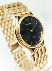 Σπάνιο Vintage 90s Pierre Lannier 056A GOLD-PLATED MADE IN FRANCE αντρικό ρολόι Quartz A9086 ΤΙΜΗ 180 ΕΥΡΩ