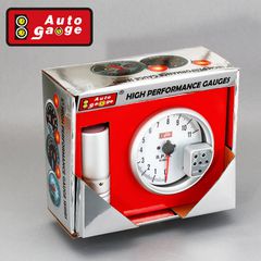 Στροφόμετρο R.P.M. Auto Gauge Λευκό 5" 126mm Με Shift Light-thumb-5