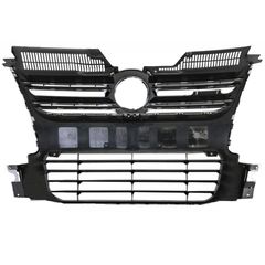 Μάσκα Για Vw Golf V (5) 03-08 R32 Look Χρώμιο 1 Τεμάχιο-thumb-3