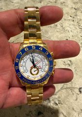 Rolex yacht master II gold