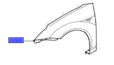 ΦΤΕΡΟ ΕΜΠΡΟΣ ΔΕΞΙΑ FORD FOCUS 1998-2005