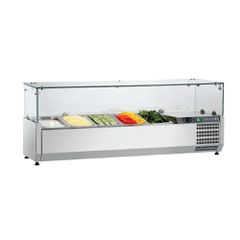 Βιτρίνα Set up μήκους 1200mm για GN 1/4