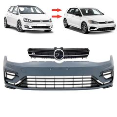 Μπροστινός Προφυλακτήρας Για VW Golf VII (7) 13-17 Upgrade Σε R 7.5 Look 17-19 Με Μάσκα