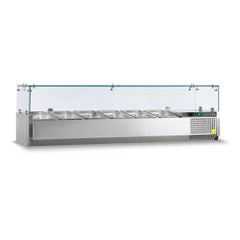 Βιτρίνα Set up μήκους 1500mm για GN 1/3