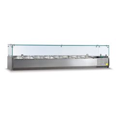 Βιτρίνα Set up μήκους 1800mm για GN 1/4