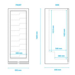 Βιτρίνα κρασιών 2 θερμοκρασιών-thumb-2