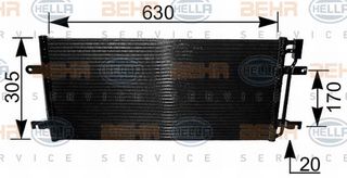BEHR-HELLA ΨΥΓΕΙΟ A/C VW HELLA 8FC 351 037-701