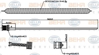 BEHR-HELLA ΞΗΡΑΝΤΗΡΑΣ A/C HELLA 8FT 351 193-241