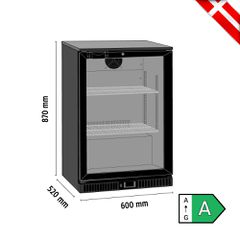 Βιτρίνα συντήρησης Back Bar 125lt-thumb-2