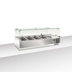 Βιτρίνα Set up μήκους 1200 mm για GN